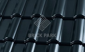 Керамическая черепица Roben BARI Schwarz-matt, glasur (Черный, матовая глазурь)