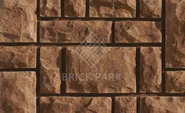 Искусственный камень Идеальный камень Дворцовый камень 5 коричневый