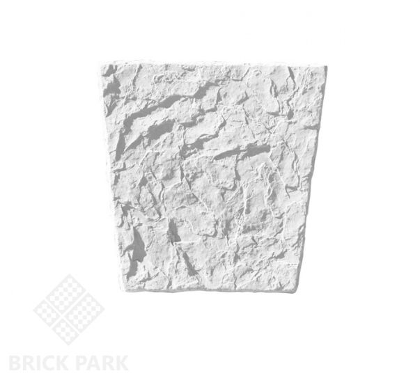 Фасадный замковый камень Идеальный камень №5 белый
