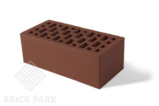 Кирпич BRAER бордо гладкий 1,4НФ