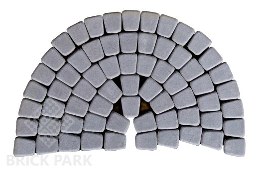 Бетонная брусчатка БРАЕР Классико круговая грифельный