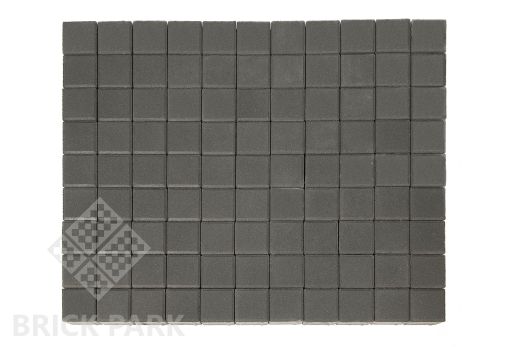 Бетонная брусчатка БРАЕР Лувр Серый 200x200x60