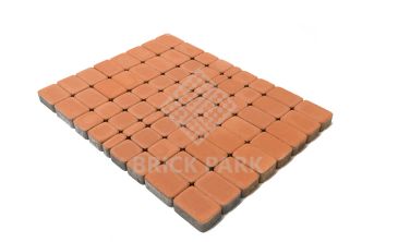 Бетонная брусчатка БРАЕР Классико янтарный 115x115x60