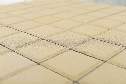 Бетонная брусчатка БРАЕР Лувр Песочный 200x200x60