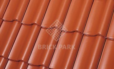 Керамическая черепица Roben BORNHOLM Kupfer-rotbraun (Медный красно-коричневый)