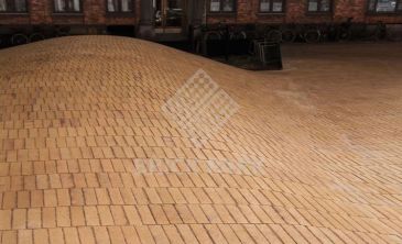 Клинкерная брусчатка ABC-Klinkergruppe Kopenhagen gelb-Kohlebrand 292x71x52