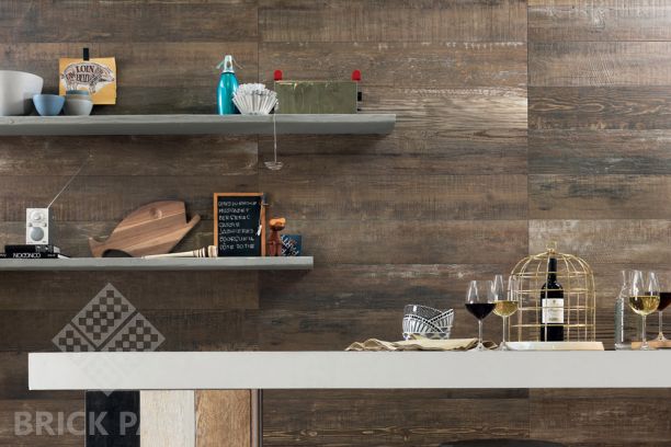 Керамогранит Italgraniti Scrapwood Fire 20x120