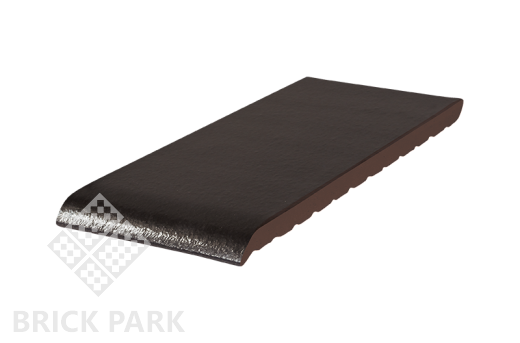 Клинкерный подоконник King Klinker Onyx black (17) 150x120x15 мм