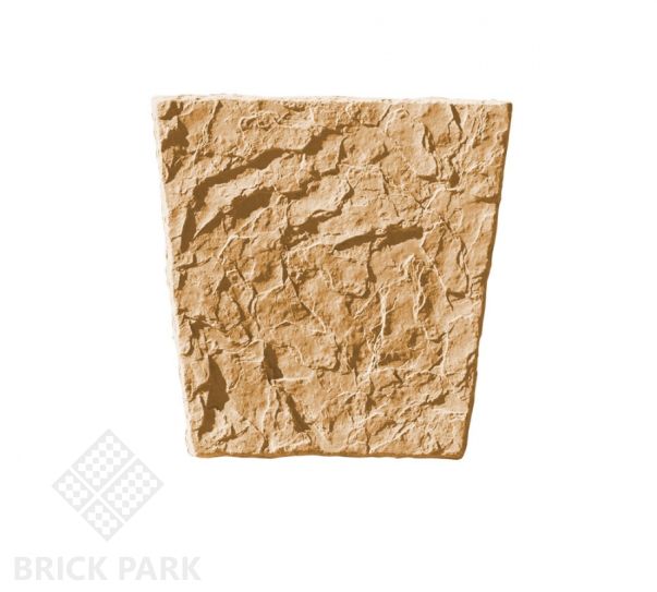 Фасадный замковый камень Идеальный камень №5 бежевый