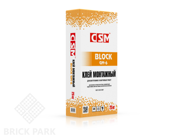 Монтажный клей CSM «BLOCK» зима
