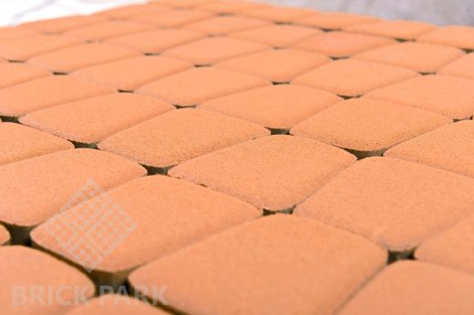 Бетонная брусчатка БРАЕР Классико круговая коралловый